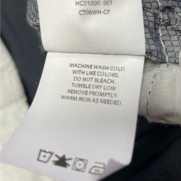 Men’s Black Haggar Classic Fit Iron Free Premium Khaki Size 40 - Picture 10 of 11